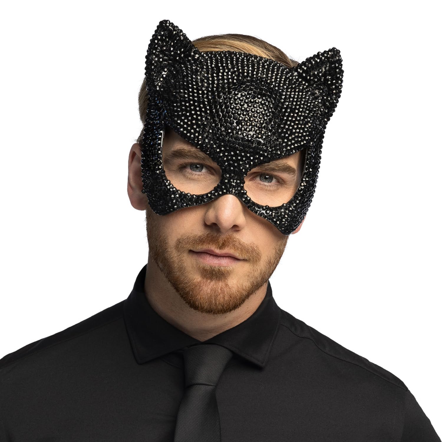 boland-mirage-katzenmaske-mit-schwarzen-steinen image 3