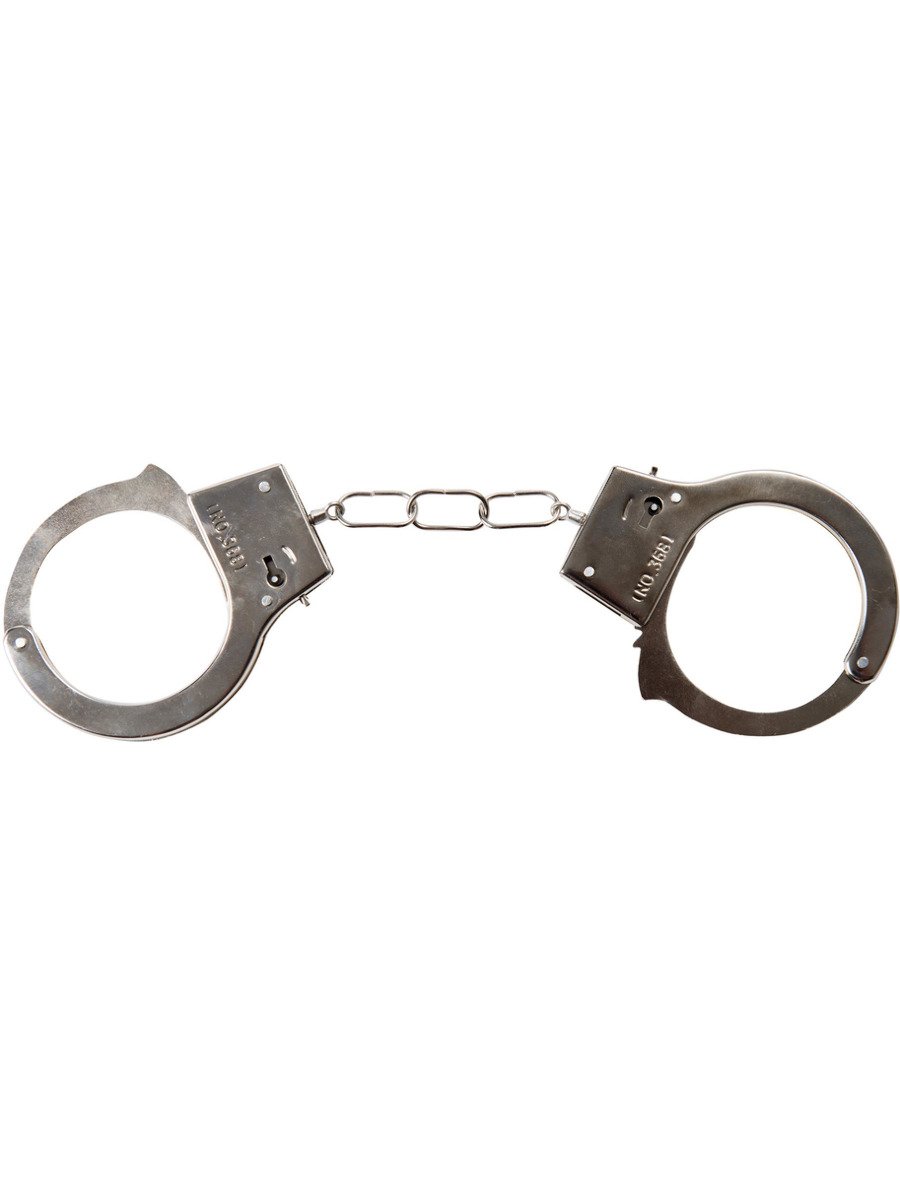 smiffys-fever-handschellen-silber-plastik-mit-schl-ssel image 1