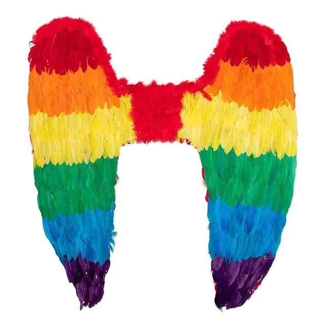 boland-federfl-gel-bunt-120x120-cm-regenbogen-engel image 1