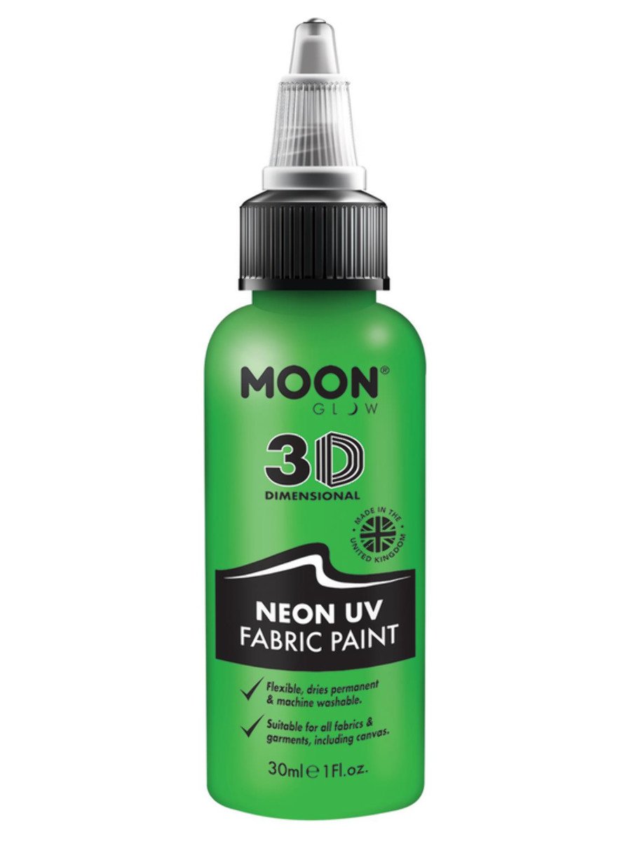 smiffys-makeup-fx-moon-glow-textilfarbe-intense-blue-30ml-neon-uv image 4