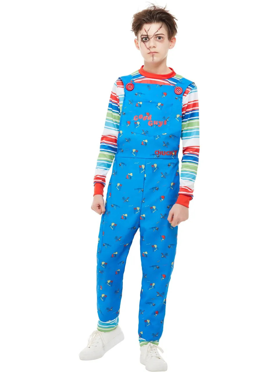 smiffys-fever-chucky-kost-m-jungen-blau-7-9-jahre-m image 1