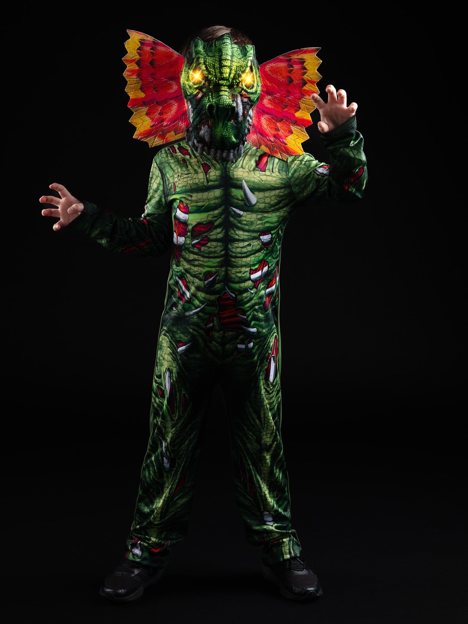 smiffys-fever-zombie-dilophosaurus-dino-kost-m-m-7-9-led image 5