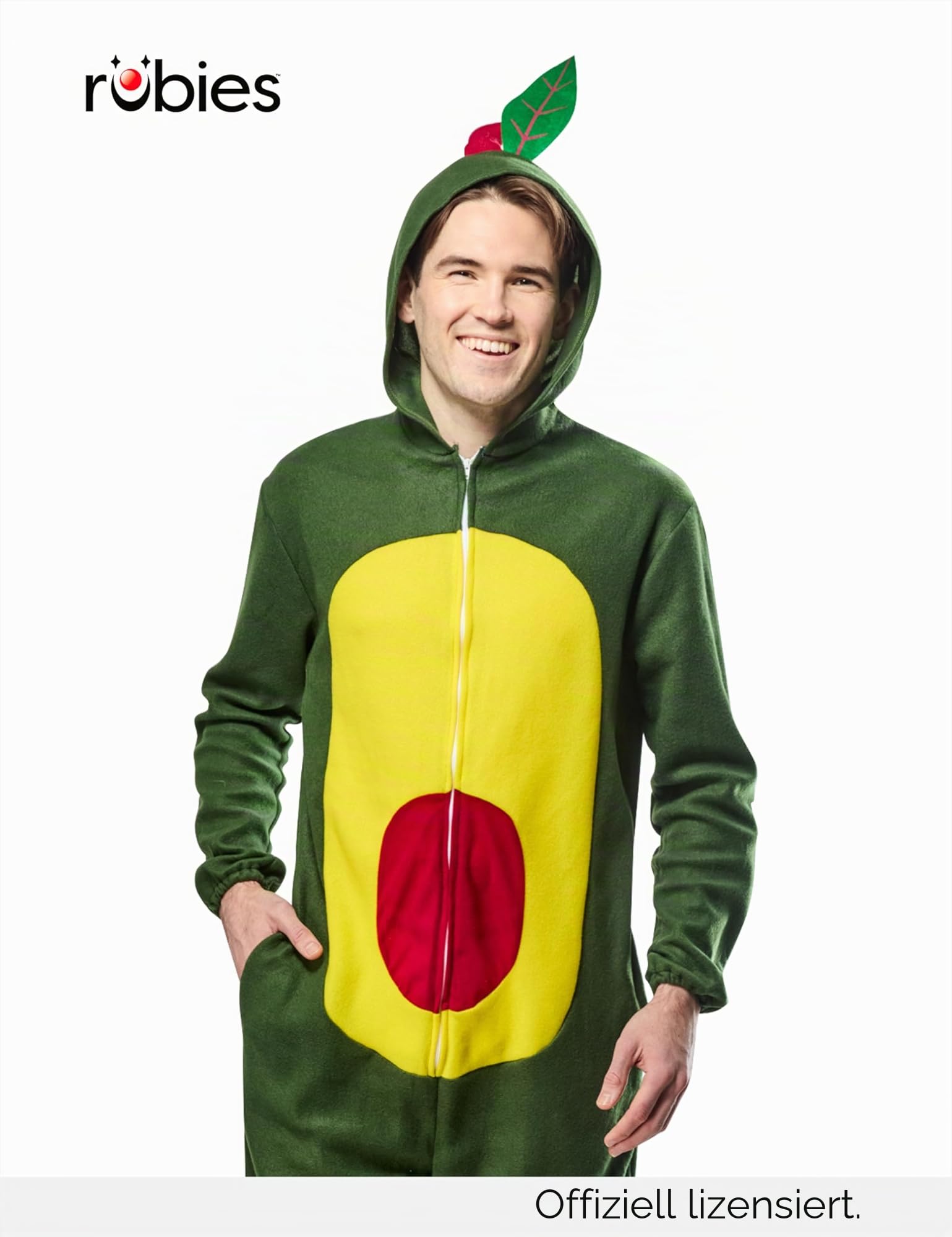 rubie-s-deluxe-avocado-kost-m-erwachsene-jumpsuit image 2