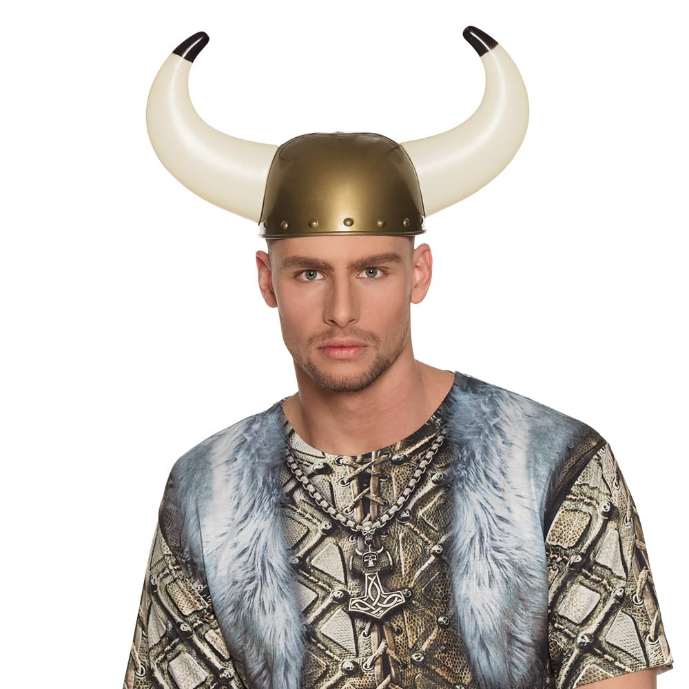 boland-wikinger-helm-gudrik-schwarz-adult-h-rner-abnehmbar image 4