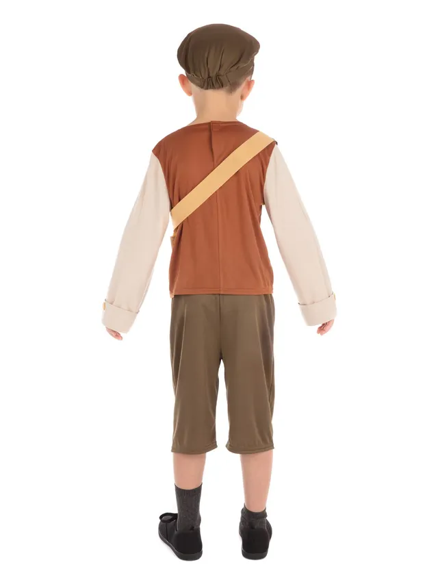 rubie-s-deluxe-evacuee-kost-m-6-8-jahre-schuljunge image 1