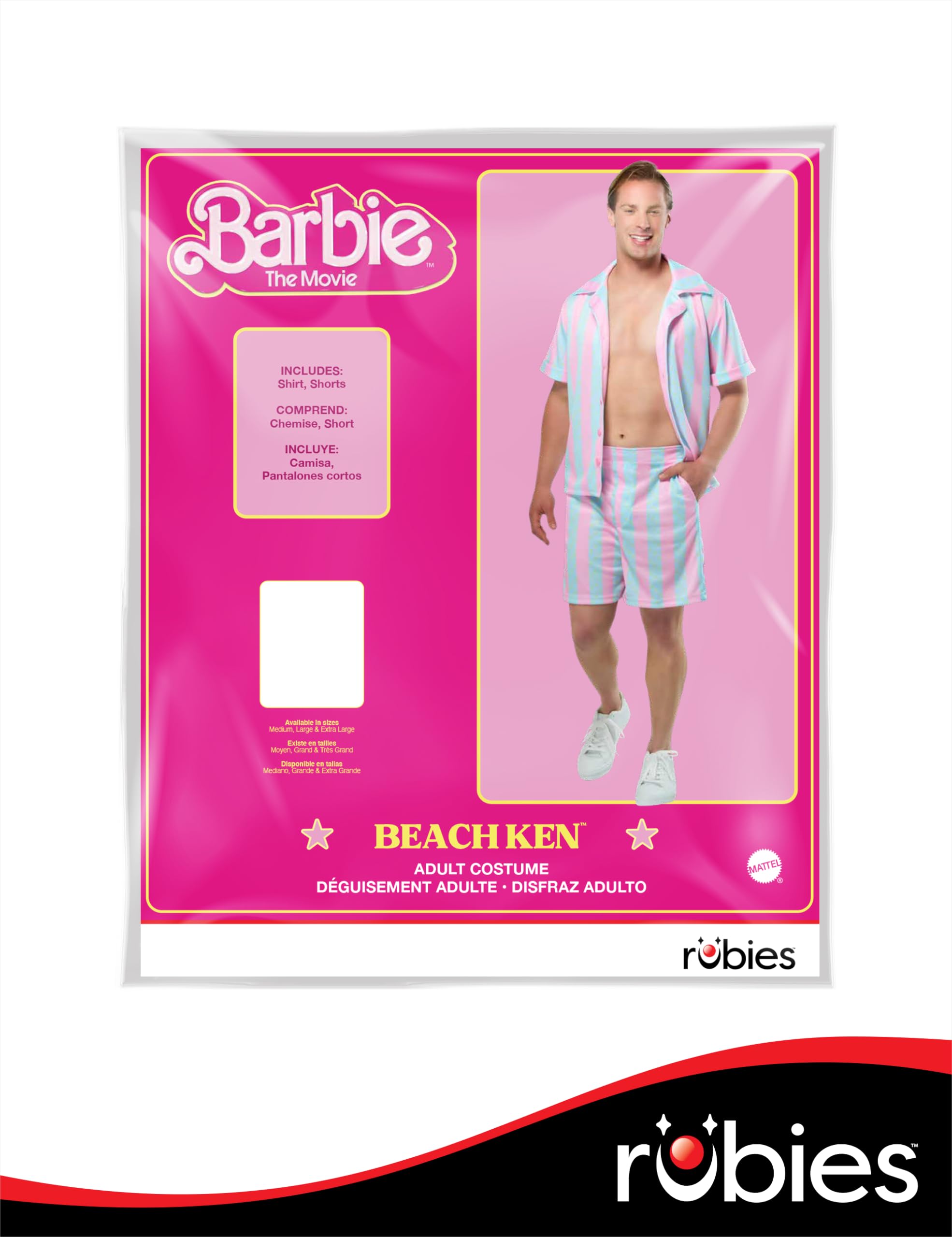 rubie-s-barbie-beach-ken-kost-m-herren-l-rosa-hellblau image 7