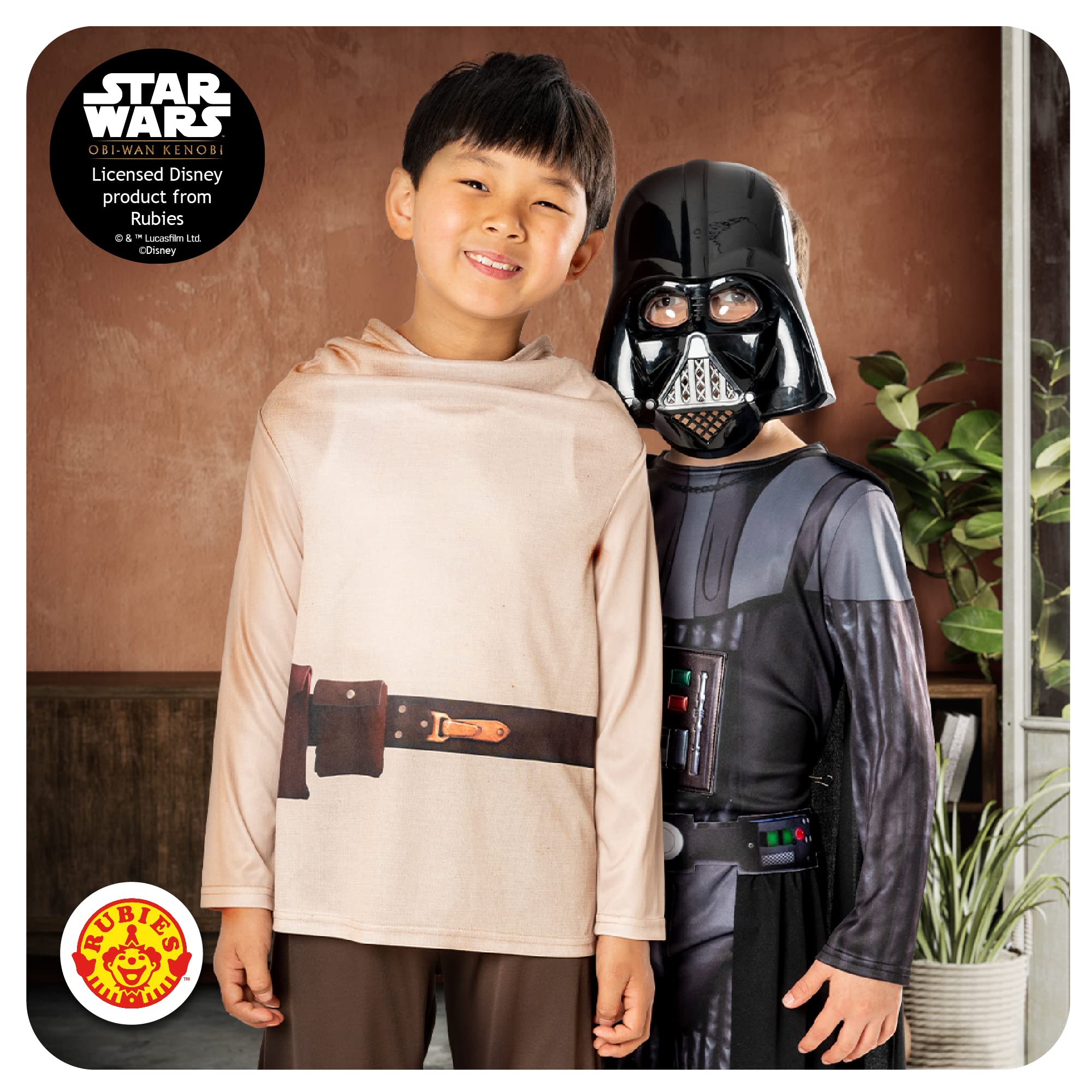rubie-s-deluxe-darth-vader-kost-m-kinder-m-kenobi-maske image 5