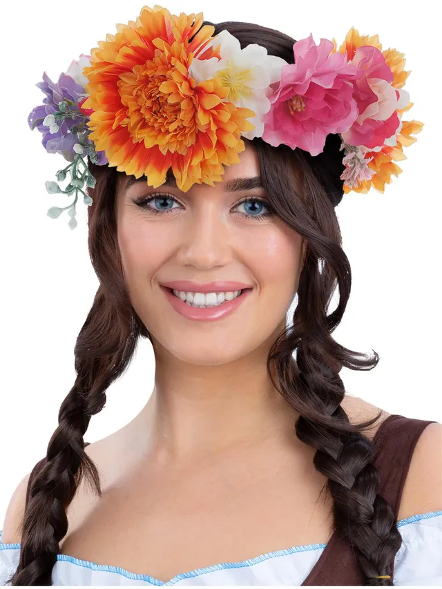 smiffys-fever-bayerin-blumenkranz-bunt-f-r-dirndl image 1