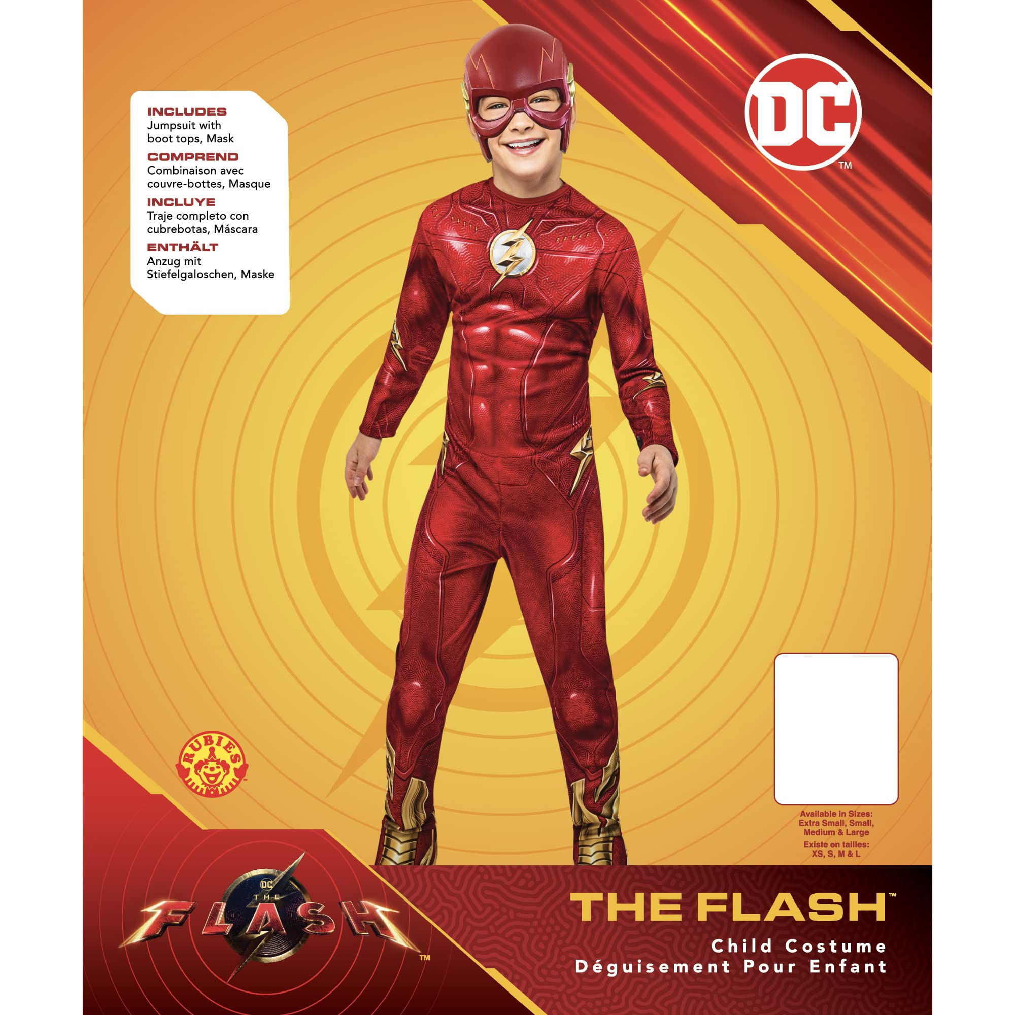 rubie-s-the-flash-deluxe-kost-m-kinder-5-6-jahre image 5