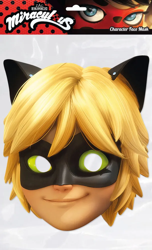 rubies-chat-noir-maske-karton-schwarz-mit-gummi image 1