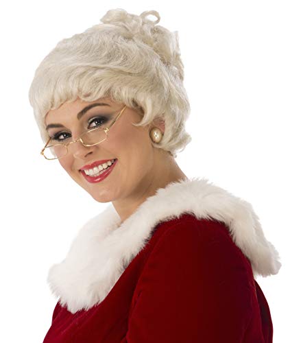 rubie-s-deluxe-mrs-claus-per-cke-wei-damen-einheitsgr-e-dutt image 2