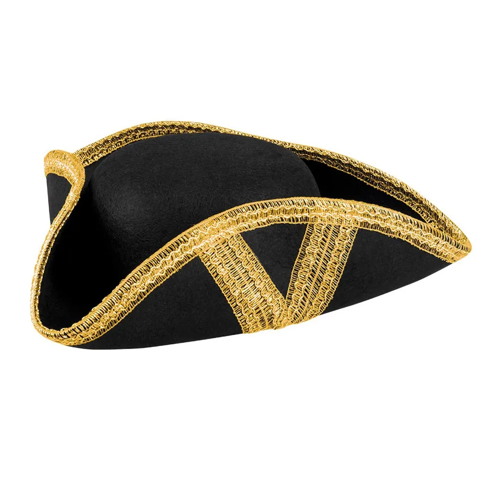boland-piraten-hut-dreispitz-gold-erwachsene-seer-uber-kapit-n image 1