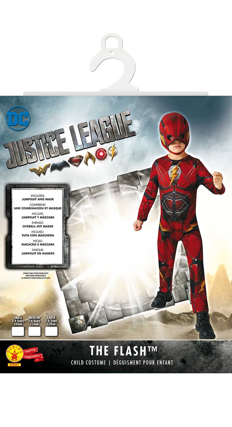 rubies-flash-justice-league-kost-m-rot-mit-maske image 2