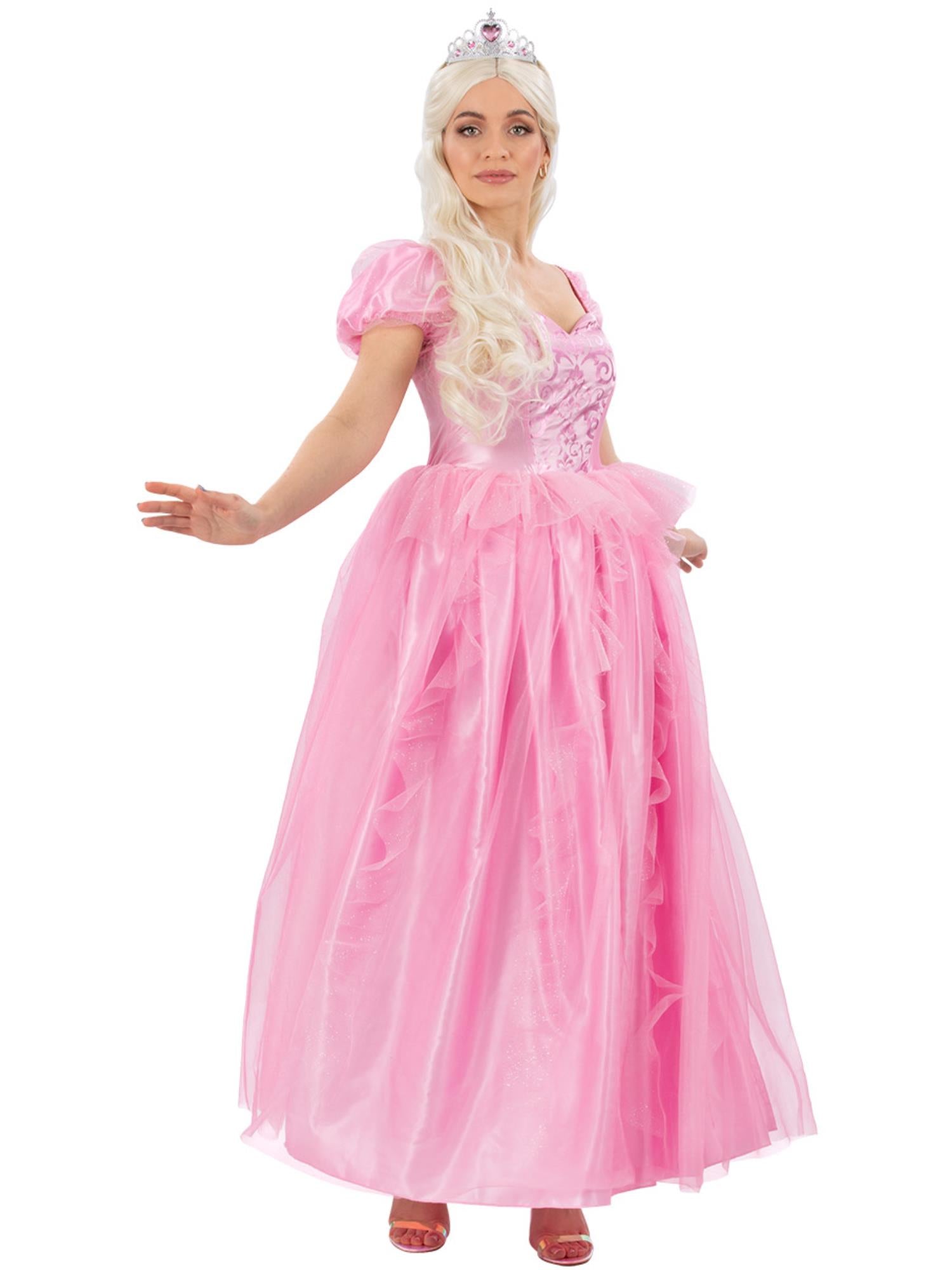smiffys-fever-gute-hexe-feenkost-m-rosa-damen-mit-tiara image 1