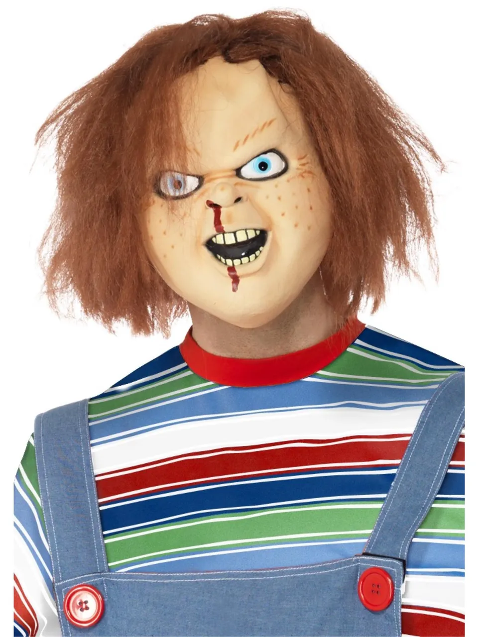 smiffys-makeup-fx-chucky-latex-maske-braun-horror image 1