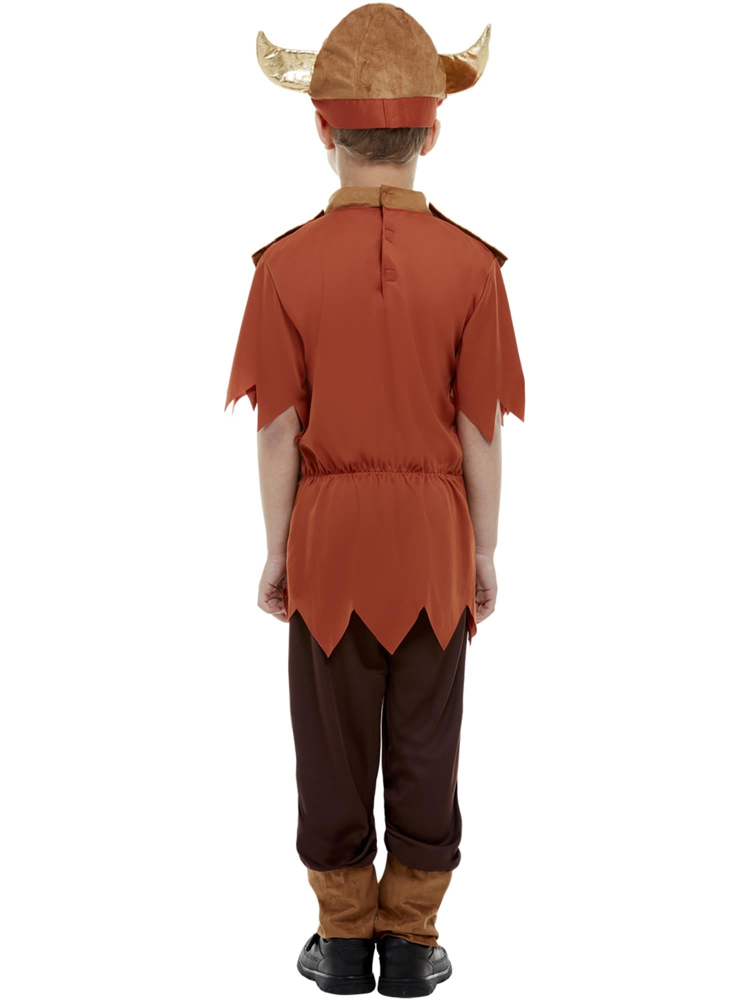 smiffys-fever-boys-viking-costume-kost-m-braun-large-10-12-j image 2