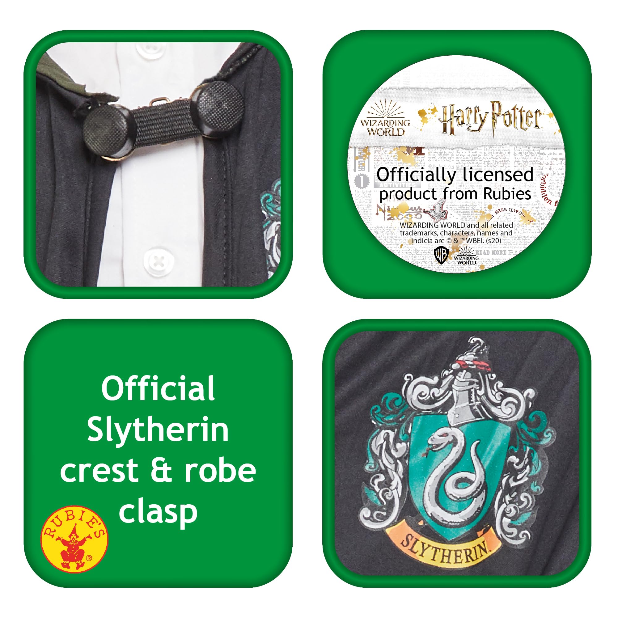 rubie-s-deluxe-slytherin-robe-kinder-gr-l-harry-potter image 2
