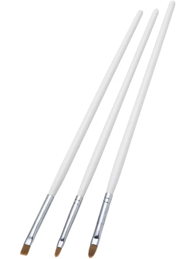 smiffys-fever-schminkpinsel-set-wei-3-teilig image 1