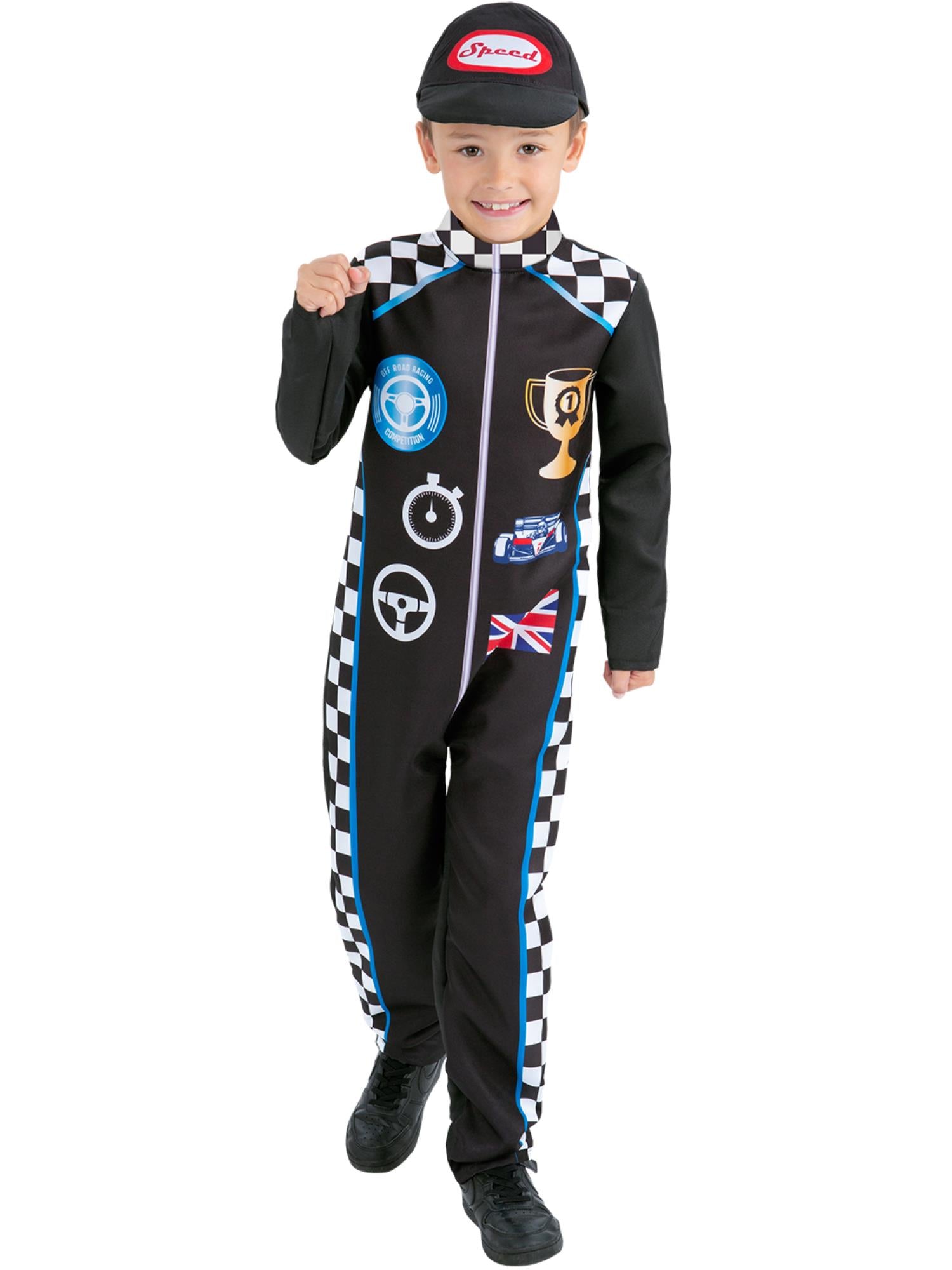 smiffys-fever-racing-driver-kost-m-kinder-gr-m-7-9-jahre image 1