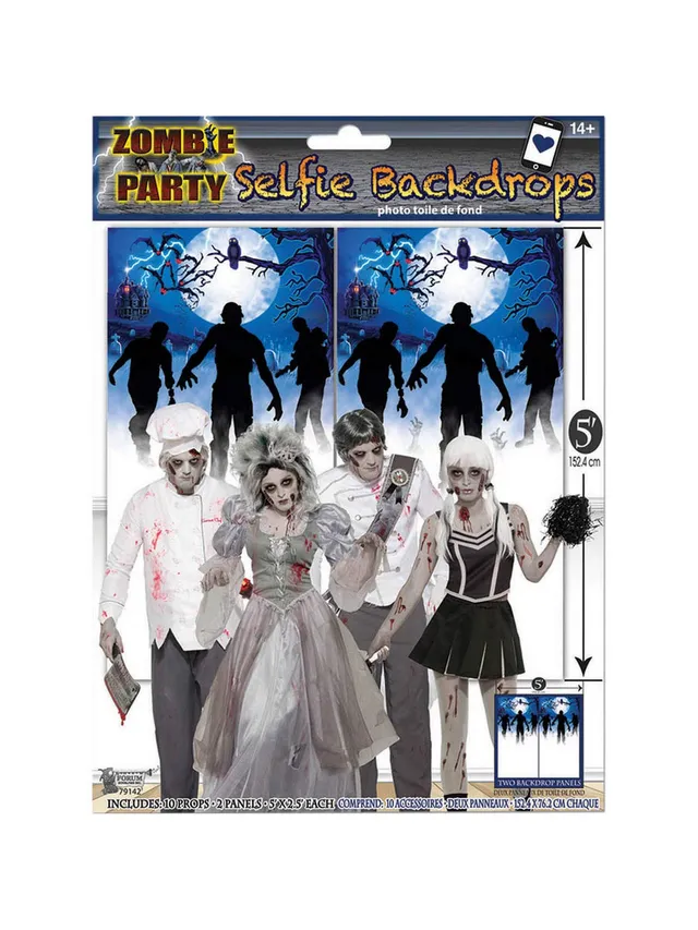 rubie-s-deluxe-zombie-photo-booth-hintergrund-2-teilig image 1