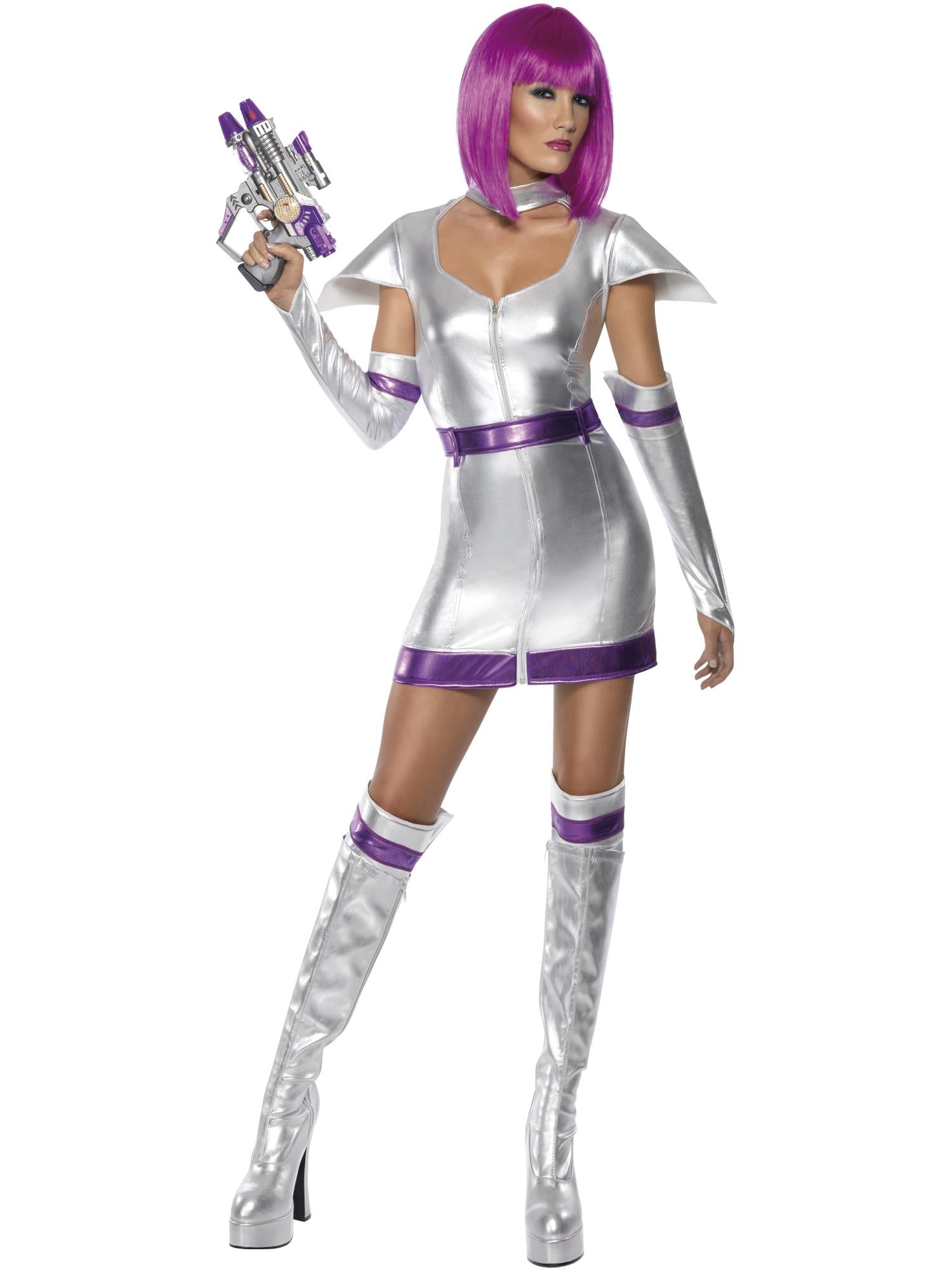 smiffys-fever-space-cadet-kost-m-silber-gr-s-damen image 4