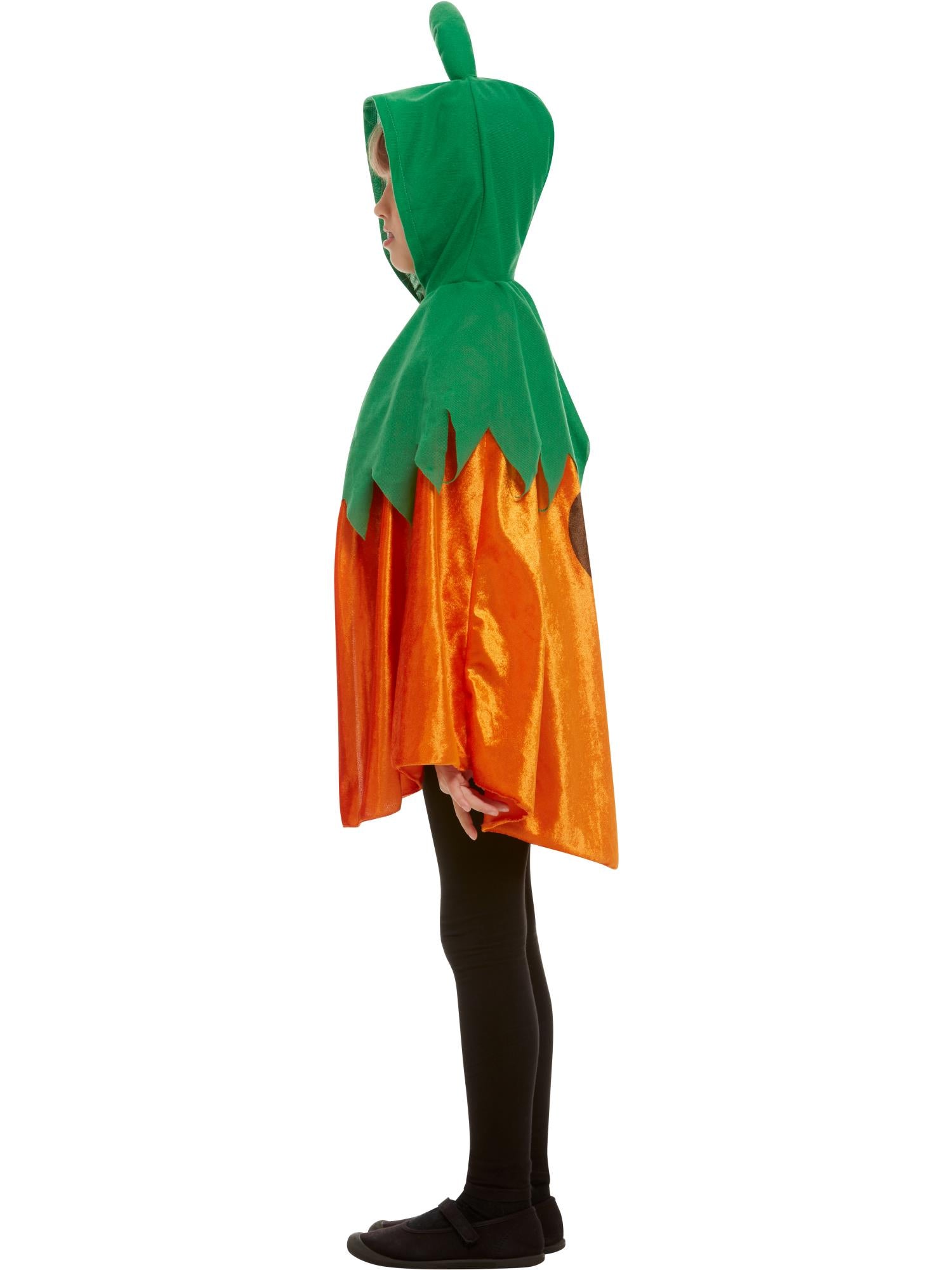 smiffys-fever-k-rbis-cape-kinder-orange-mit-kapuze image 3