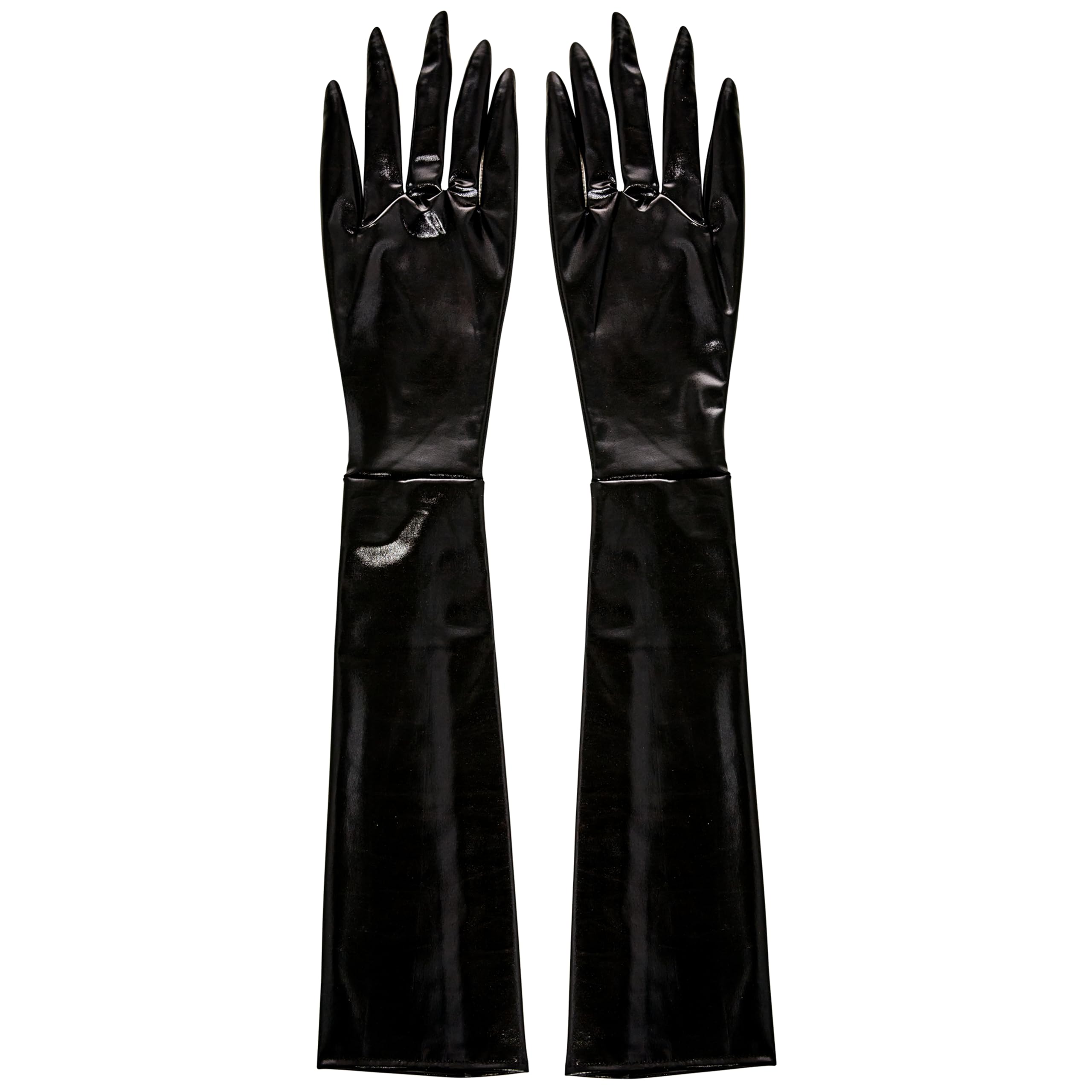 rubie-s-deluxe-finger-handschuhe-silber-einheitsgr-e image 1