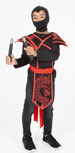 rubie-s-deluxe-ninja-kost-m-kinder-5-8-jahre-schwarz image 6