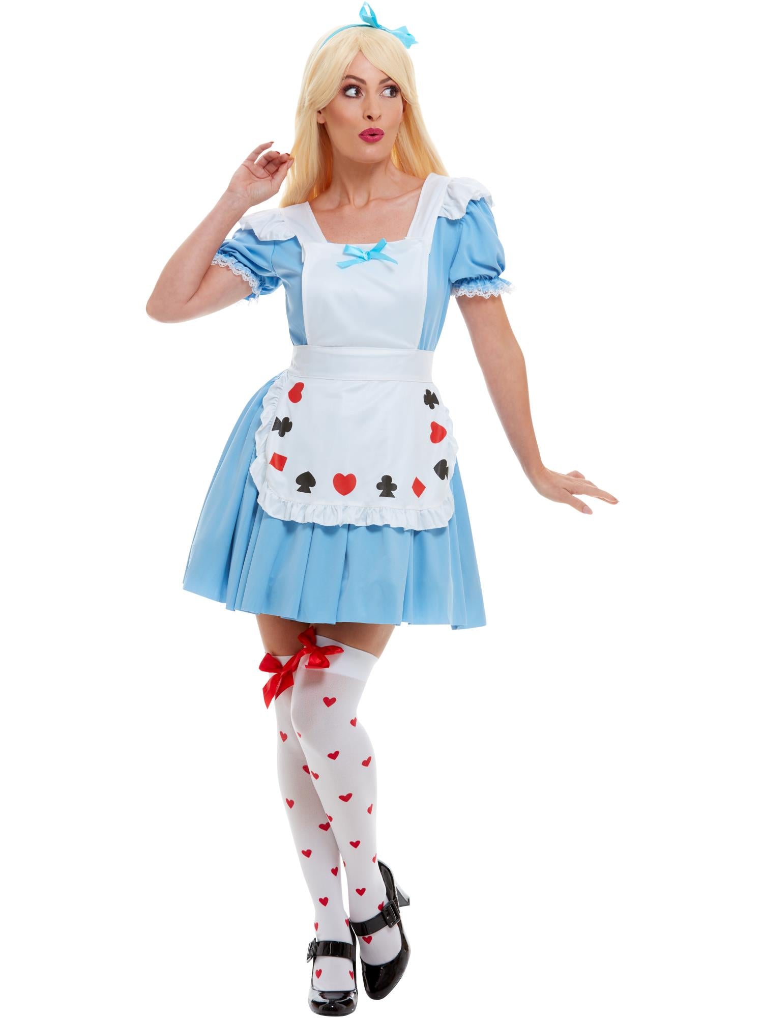 smiffys-fever-deck-of-cards-girl-kost-m-blau-s image 4