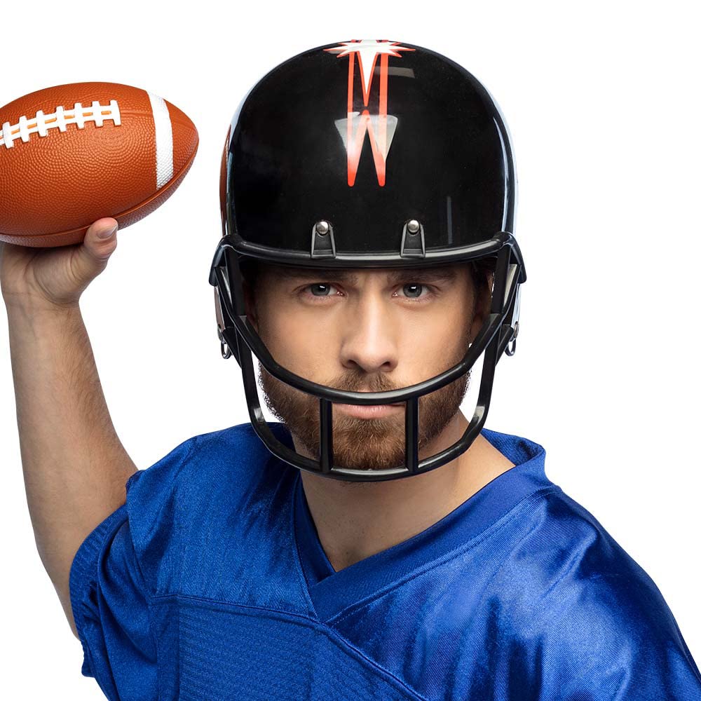 boland-01393-american-football-helm-erwachsene-schwarz-mit-gitter image 5