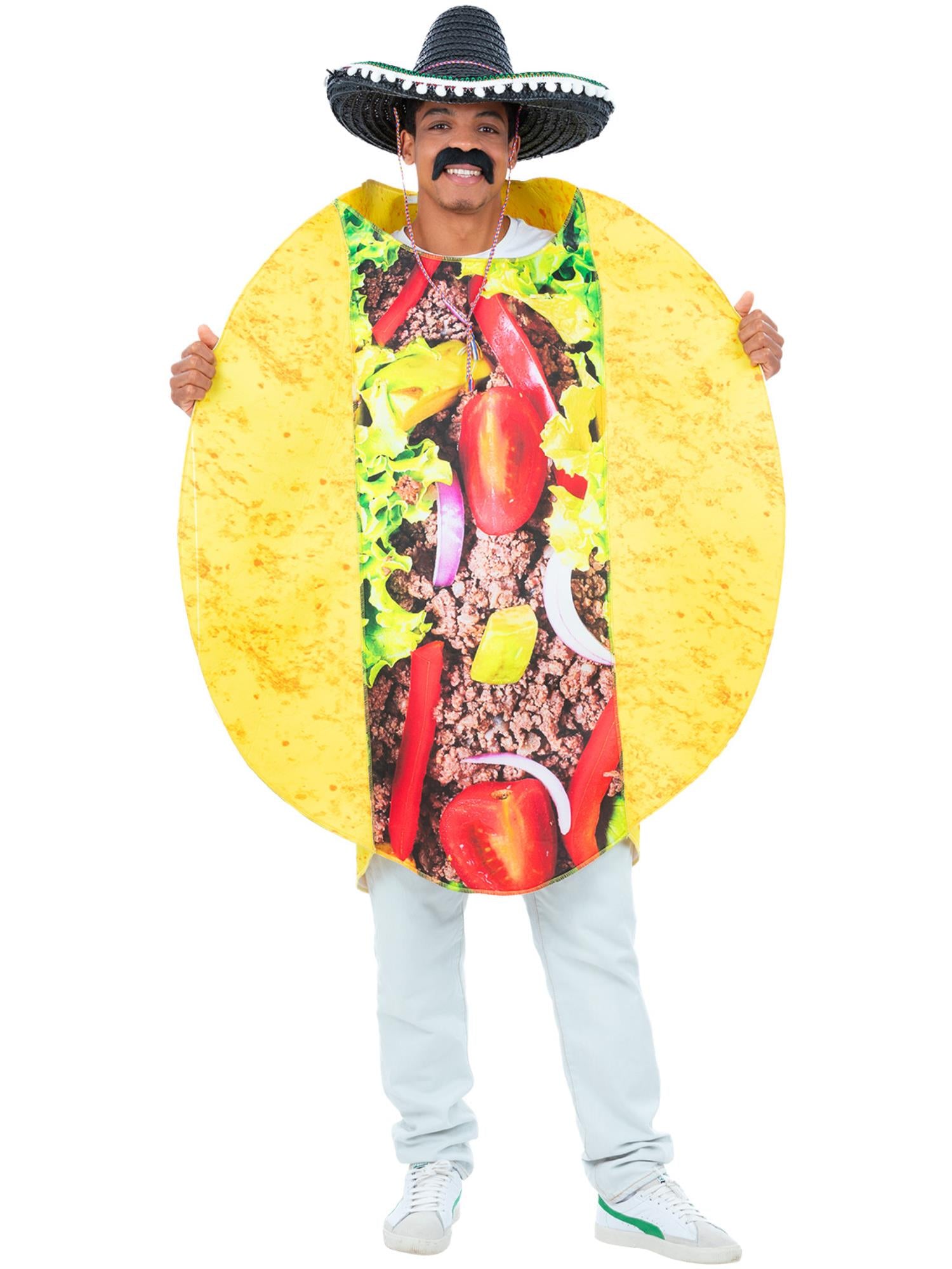 smiffys-fever-taco-kost-m-tabard-erwachsene-gelb image 2