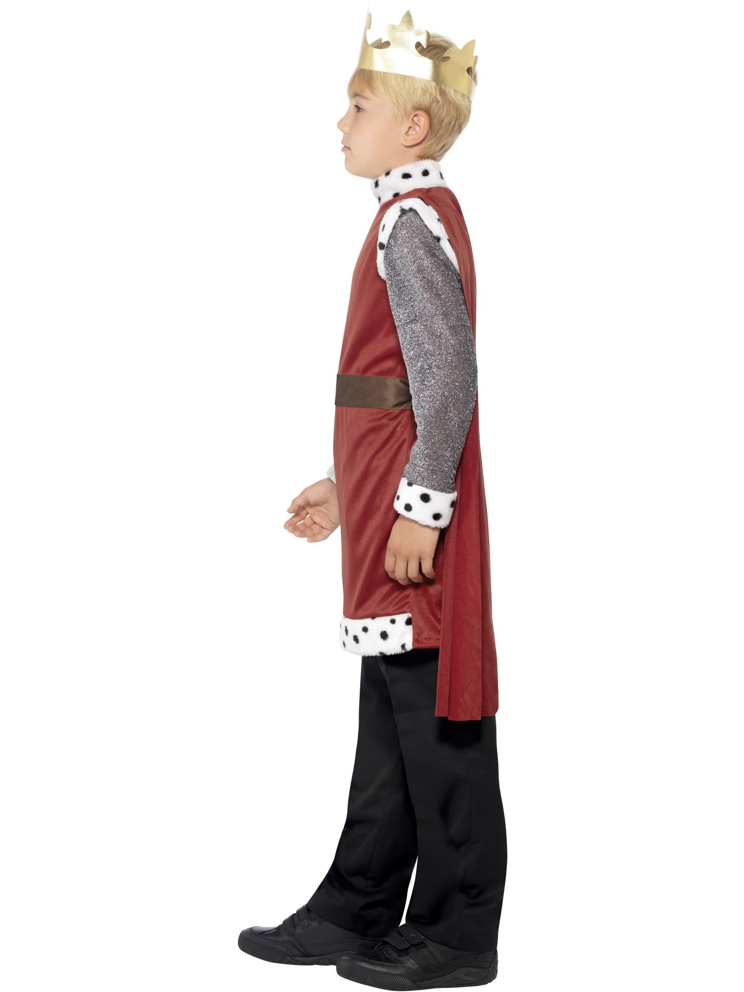 smiffys-fever-king-arthur-kost-m-kinder-rot-tunikas image 3