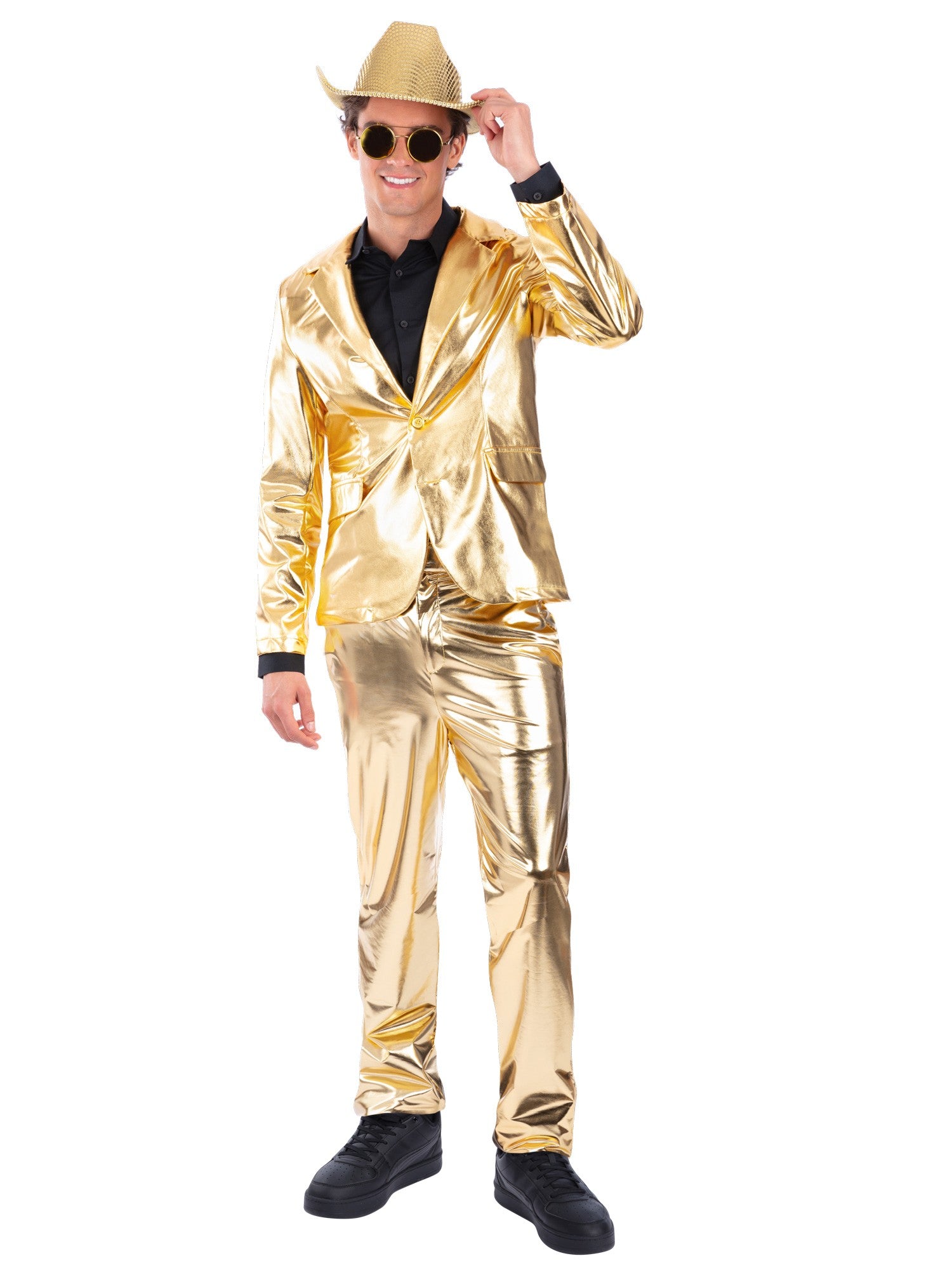 smiffys-fever-24-carat-gold-jacke-metallic-gold image 4