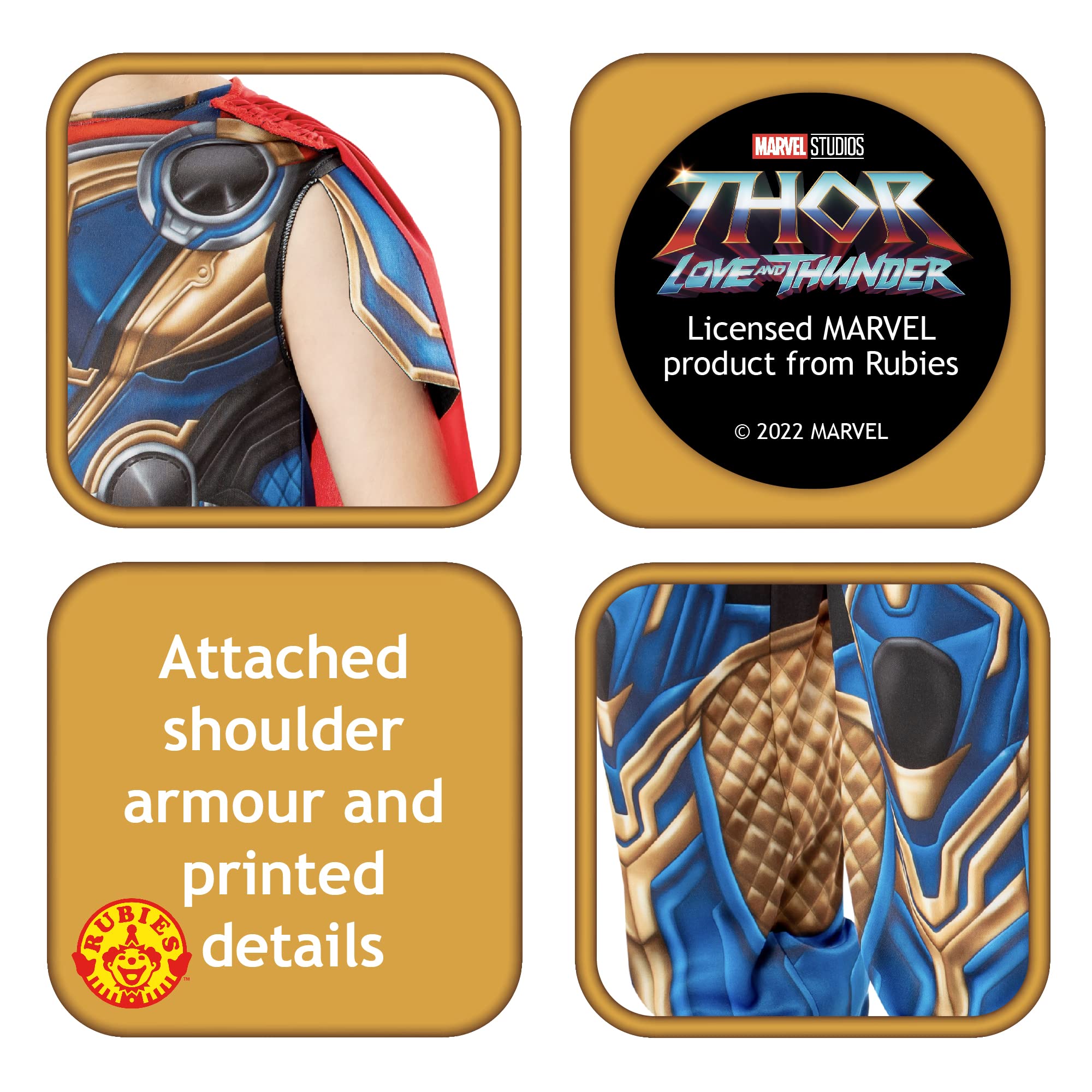 rubie-s-deluxe-marvel-thor-kinderkost-m-7-8-jahre image 4