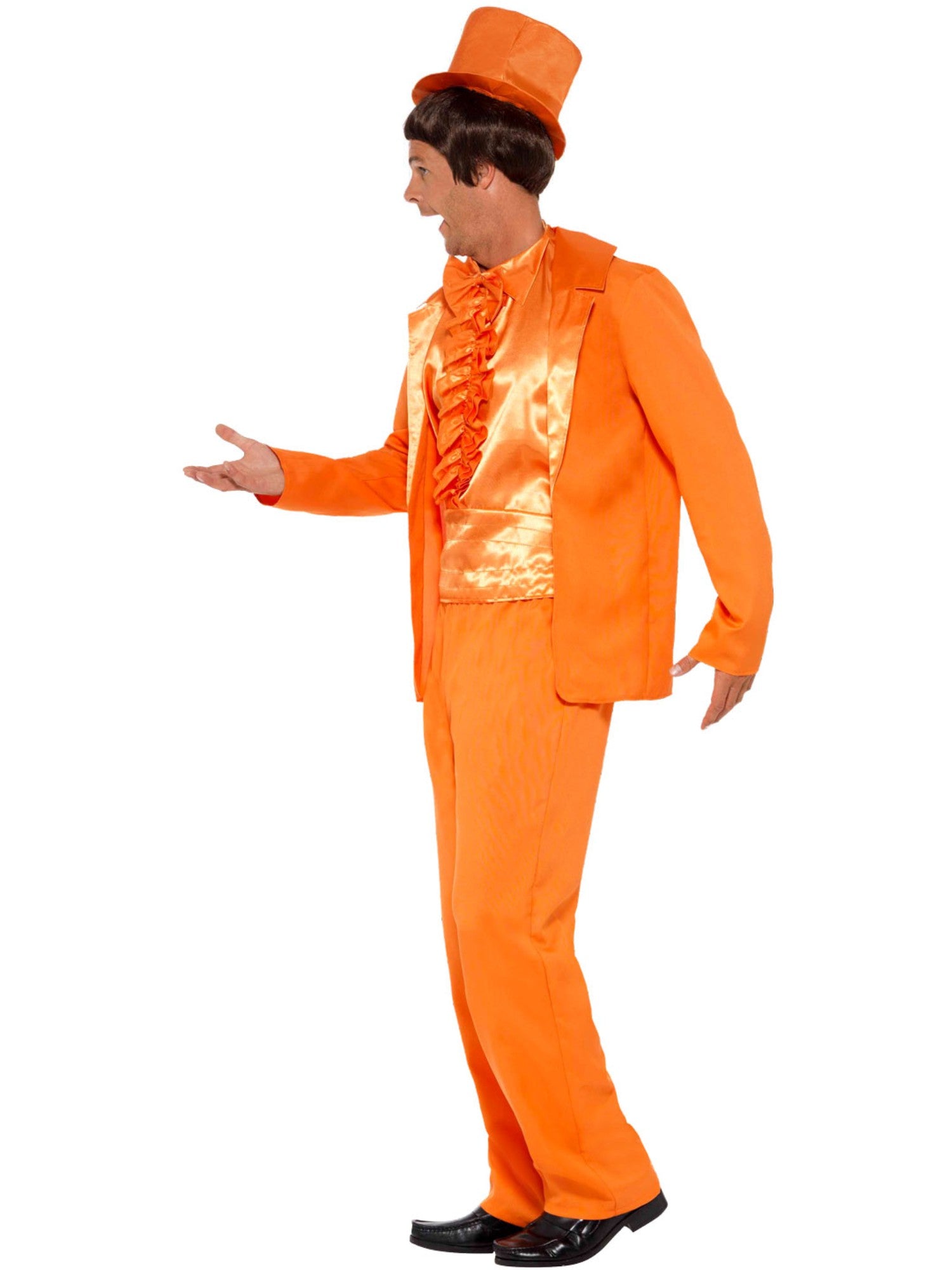 smiffys-fever-90s-stupid-tuxedo-herren-kost-m-orange-4-tlg image 3