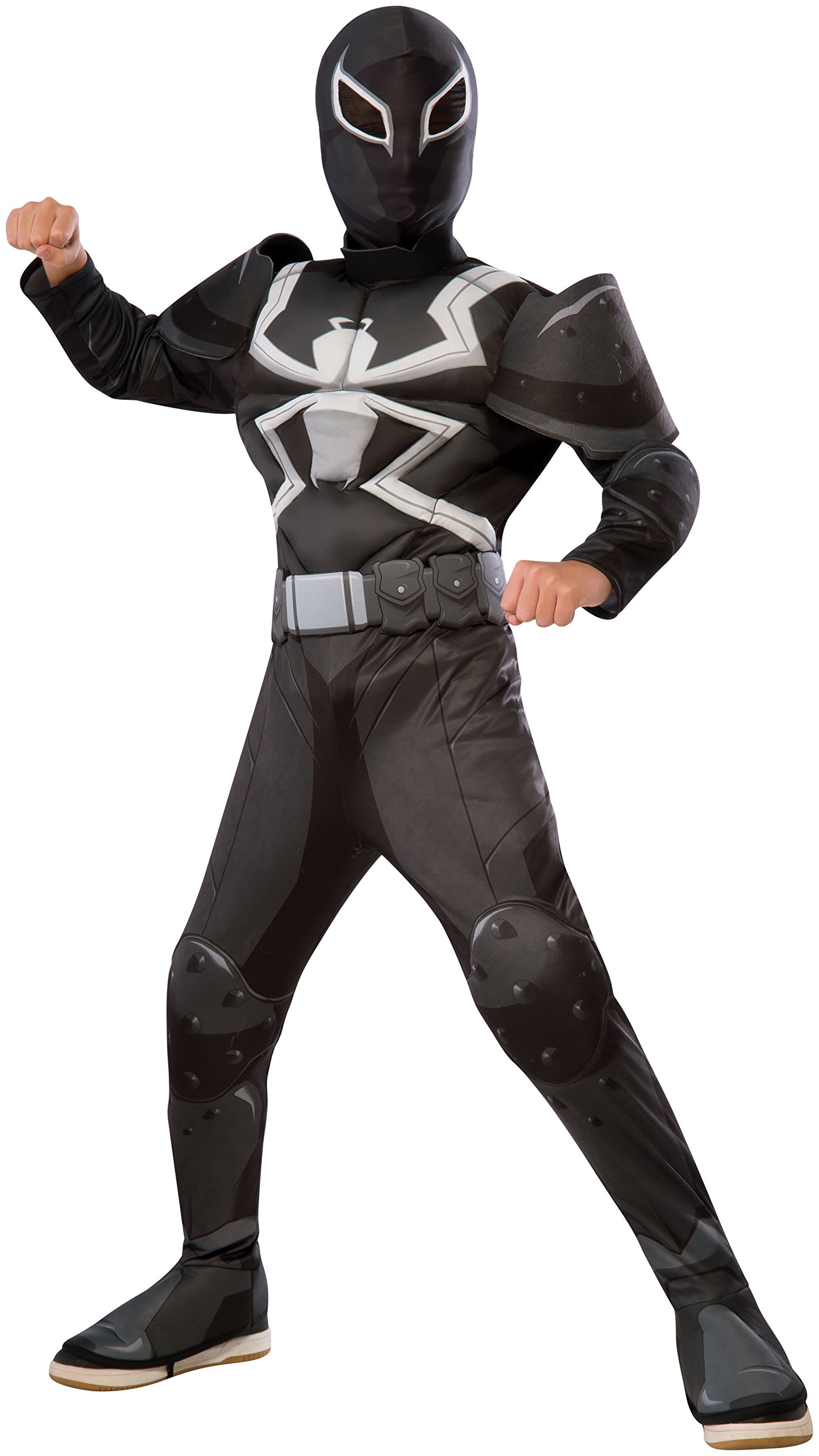 rubie-s-deluxe-agent-venom-kinderkost-m-spider-man-maske image 1