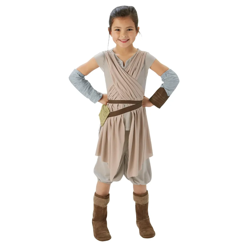 rubie-s-deluxe-ep7-rey-kinderkost-m-l-beige-star-wars image 1