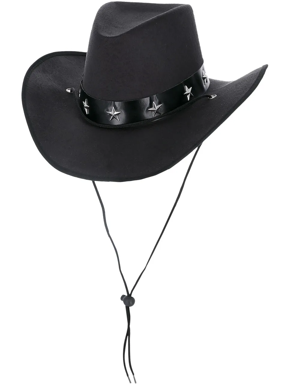 smiffys-fever-western-cowboyhut-schwarz-sternband-unisex image 1