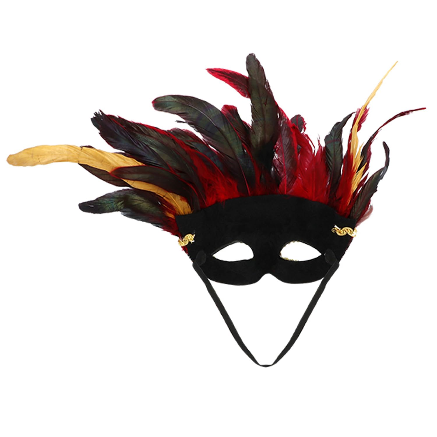 boland-voodoo-marasa-augenmaske-braun-federn image 3