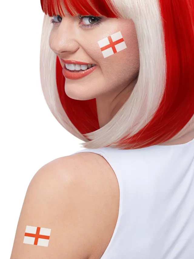 smiffys-makeup-fx-england-tattoo-transfers-6er-pack image 1