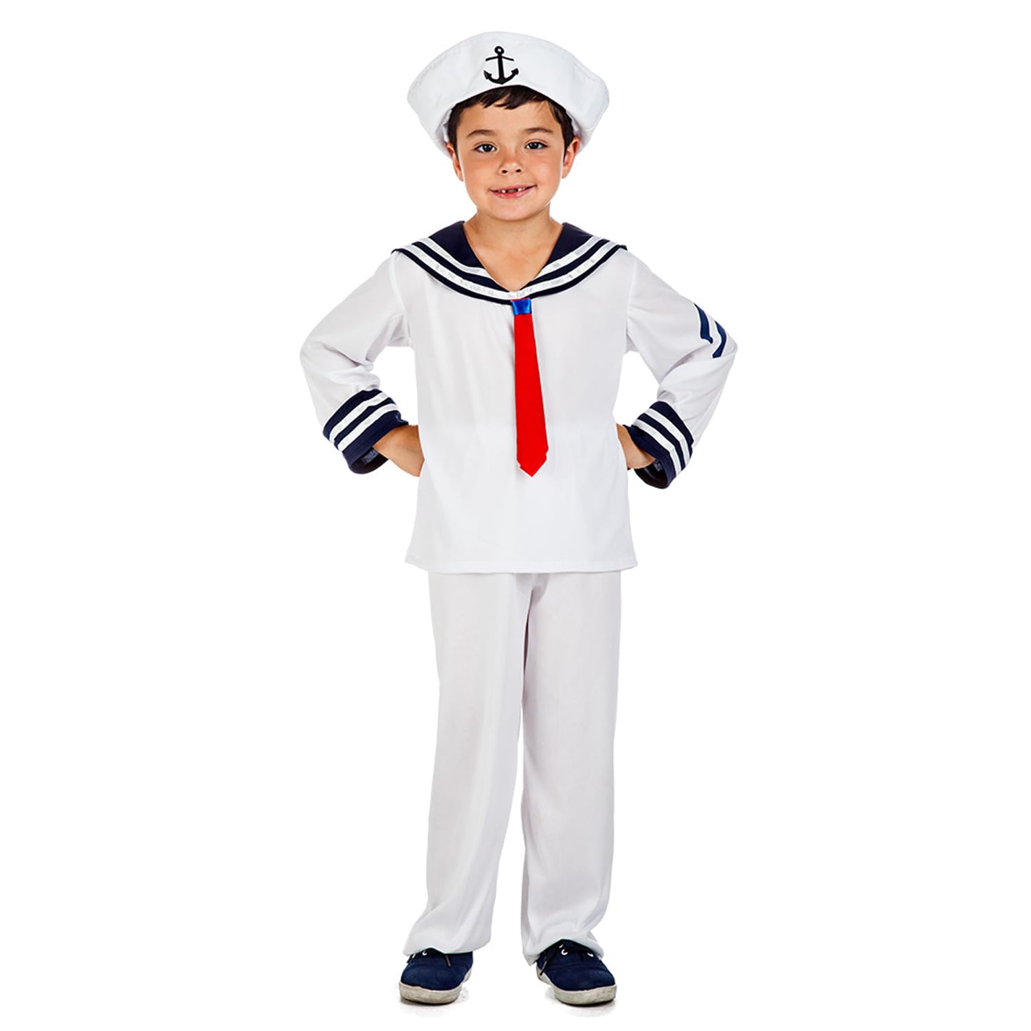 boland-matrose-kinderkost-m-jungen-5-6-jahre-3-teilig-seefahrer image 1