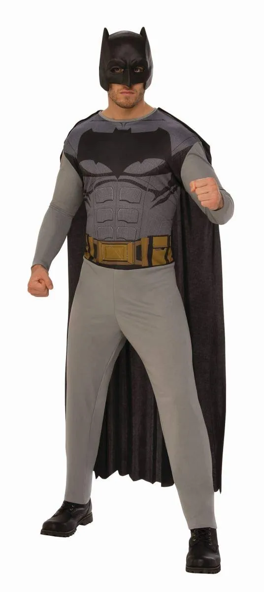 rubie-s-deluxe-batman-kost-m-erwachsene-mit-maske-umhang image 1