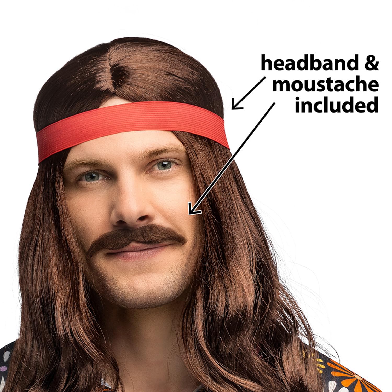 boland-wigs-per-cke-woodstock-85102-mit-bart-retro image 2