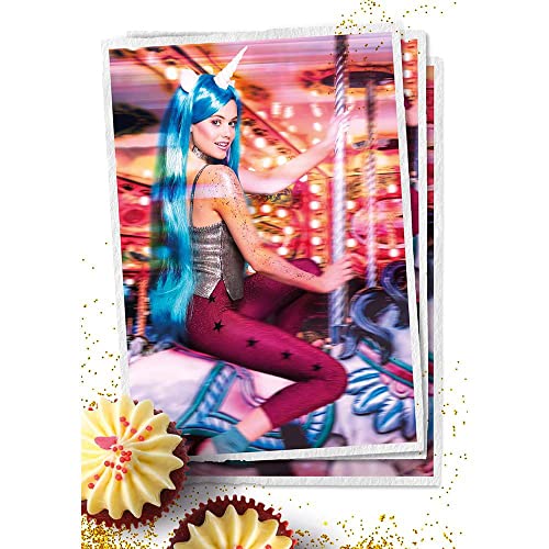 boland-wigs-per-cke-einhorn-horn-langhaar-blau-lila-pony image 4