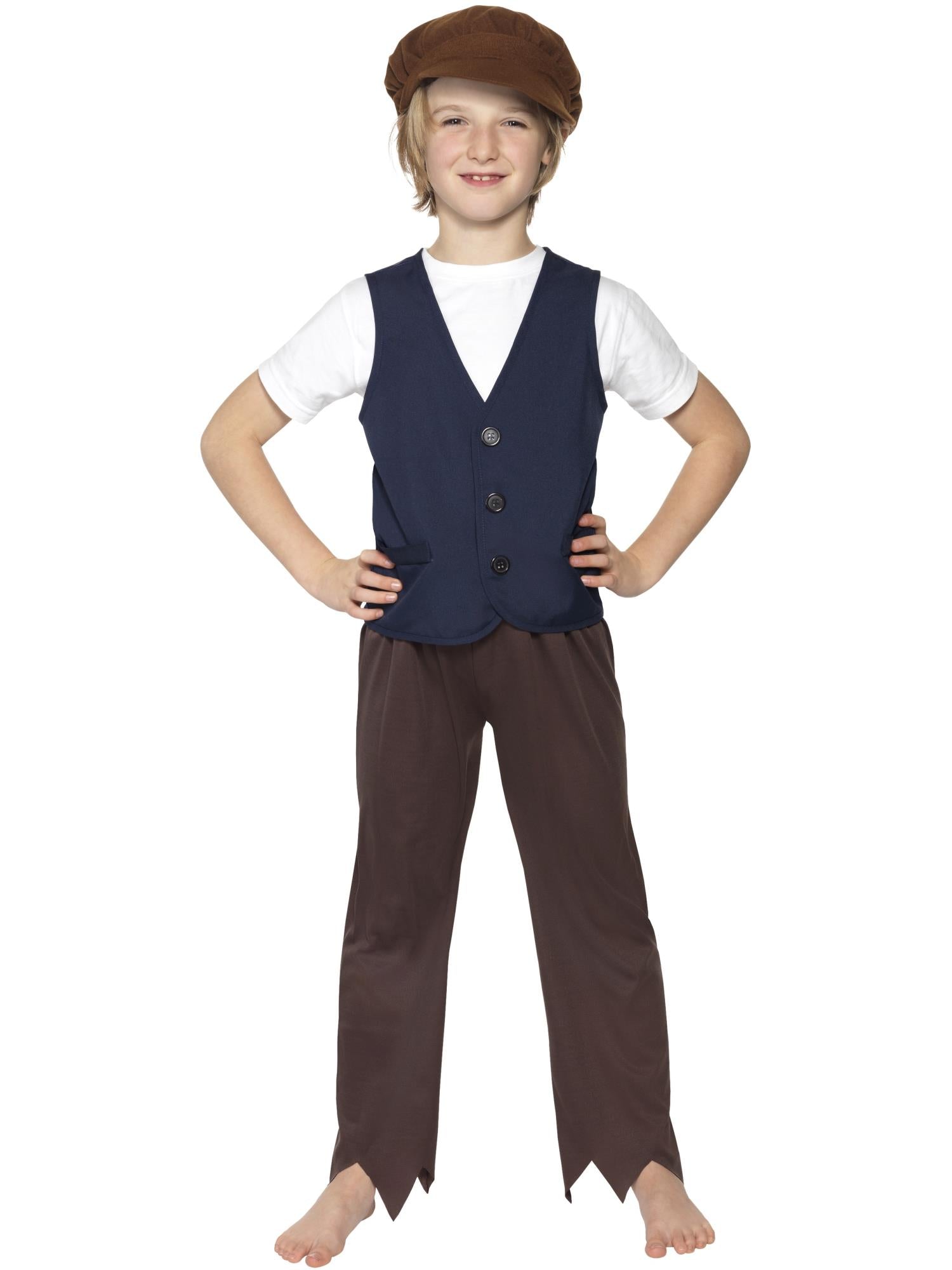 smiffys-fever-victorian-poor-peasant-boy-kit-7-12-jahre image 4