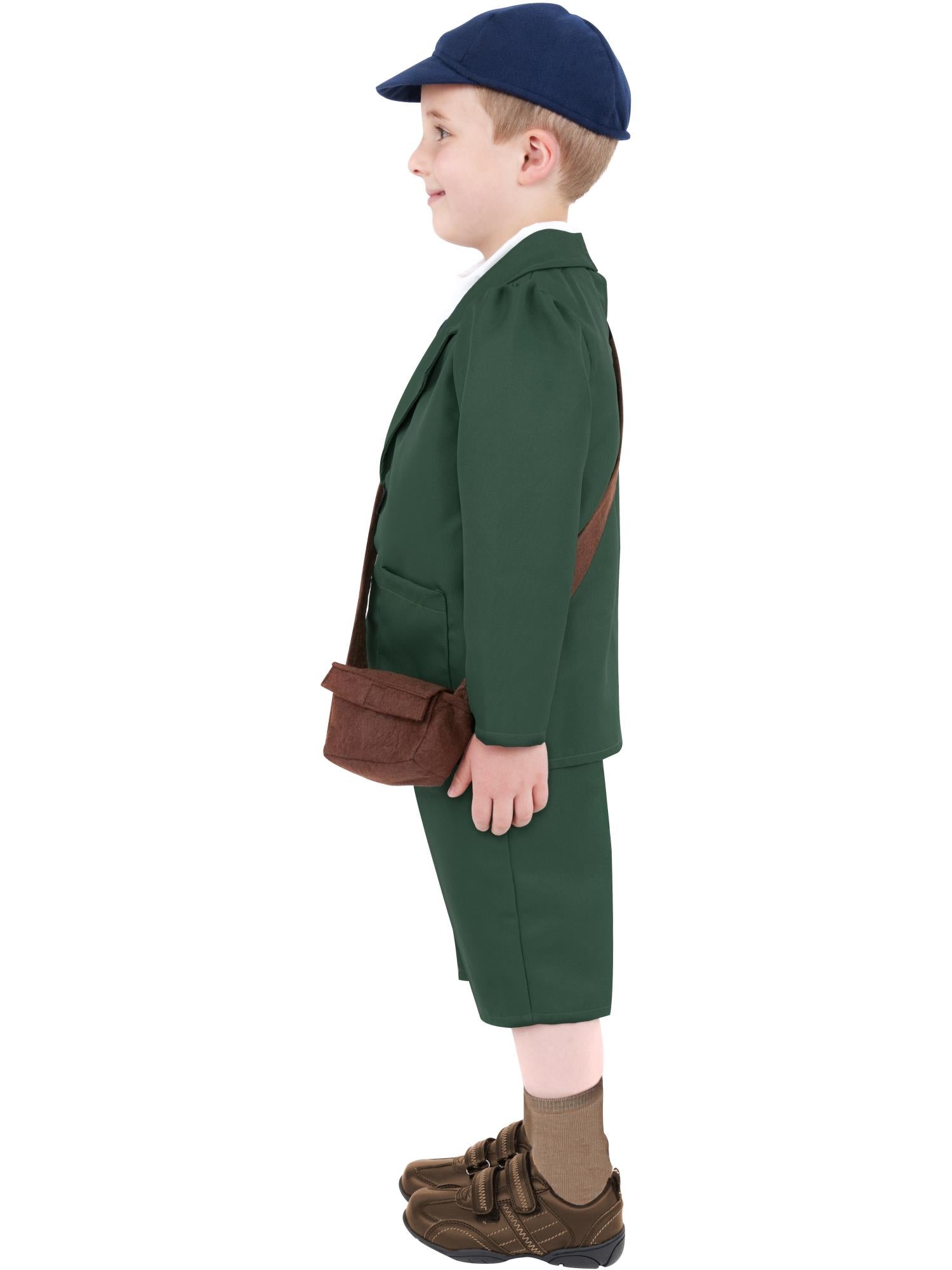 smiffys-fever-evacuee-boy-kinderkost-m-gr-n-4-teilig image 3