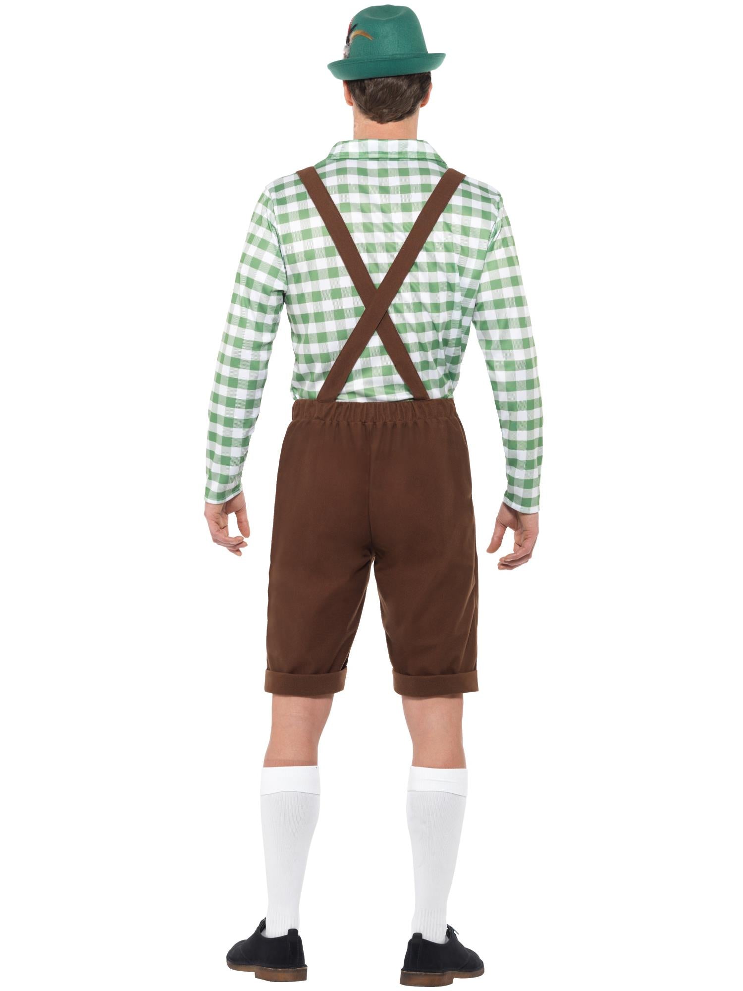 smiffys-fever-alpine-bavarian-kost-m-herren-lederhose-gr-n image 2