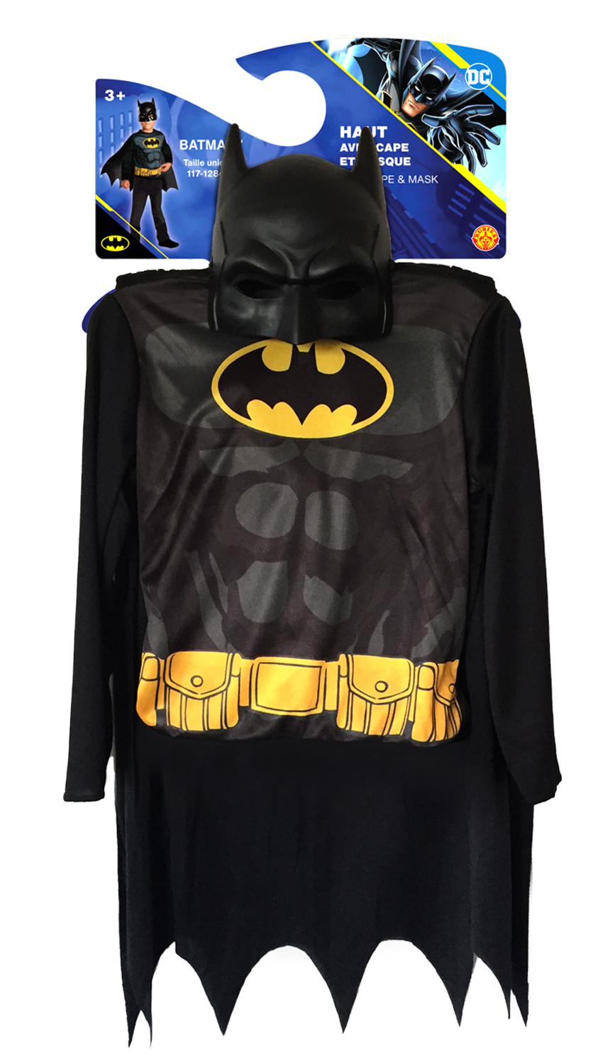 rubies-batman-kost-m-top-schwarz-mit-maske image 2