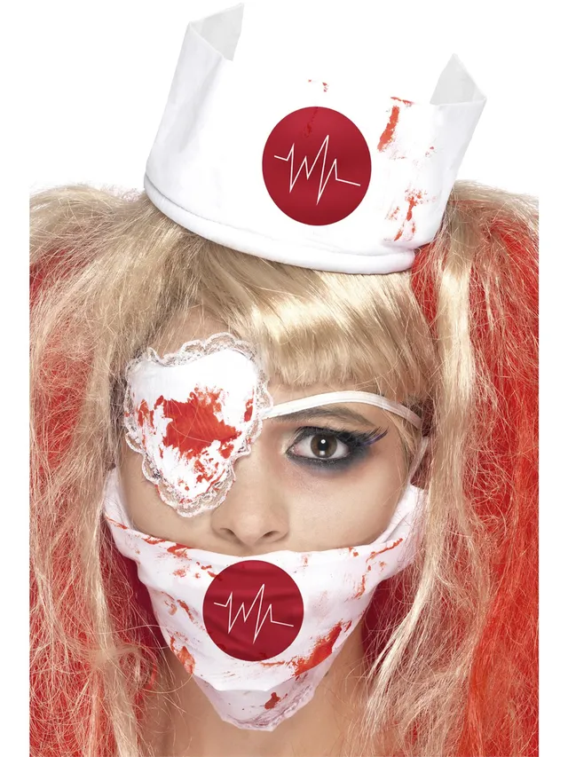 smiffys-fever-bloody-nurse-kit-krankenschwester-wei image 1