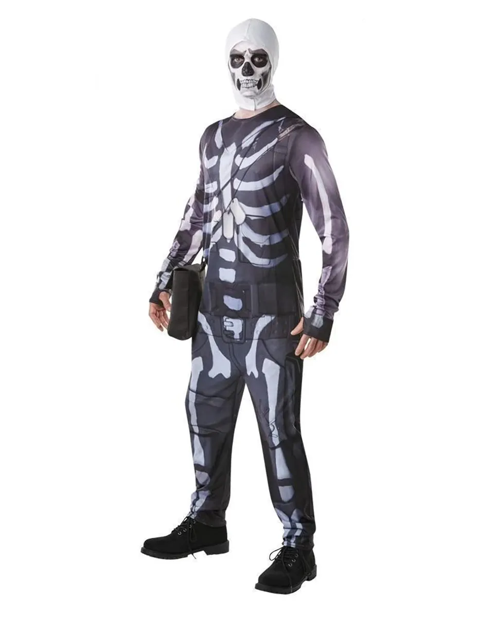 rubie-s-deluxe-fortnite-skull-trooper-kost-m-gr-l-unisex image 1